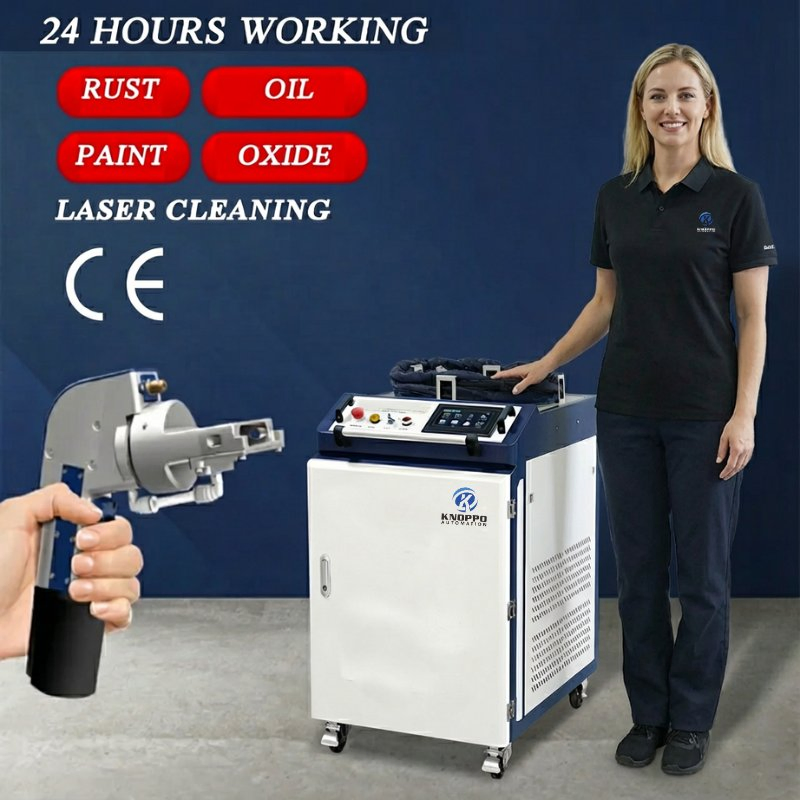 Steel Plate Shot Blasting Machine 1000W 1500W Fiber Laser Cleaning Rust Removal Paint Remover Machine for Carbon Stainless Steel Iron Aluminum Surface