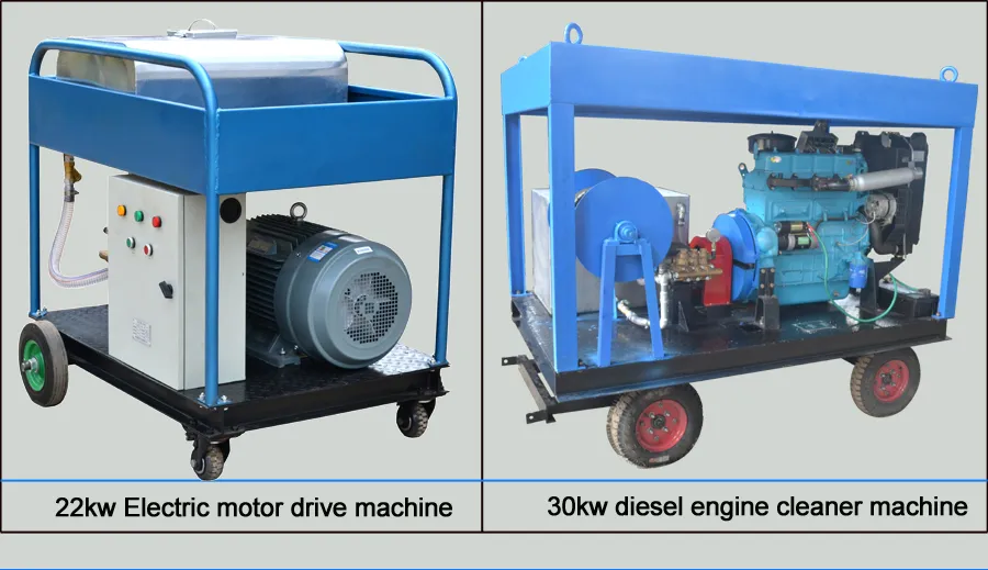 500bar Wet Sandblasting Machine High Pressure Cleaning System