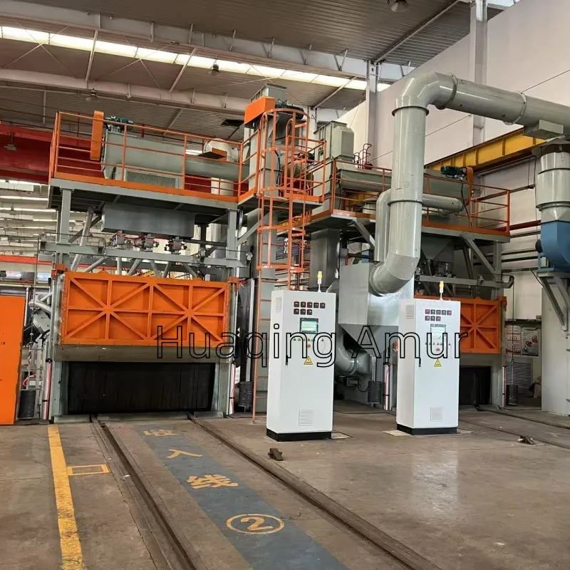 Wheelset Shot Blasting Machine Process