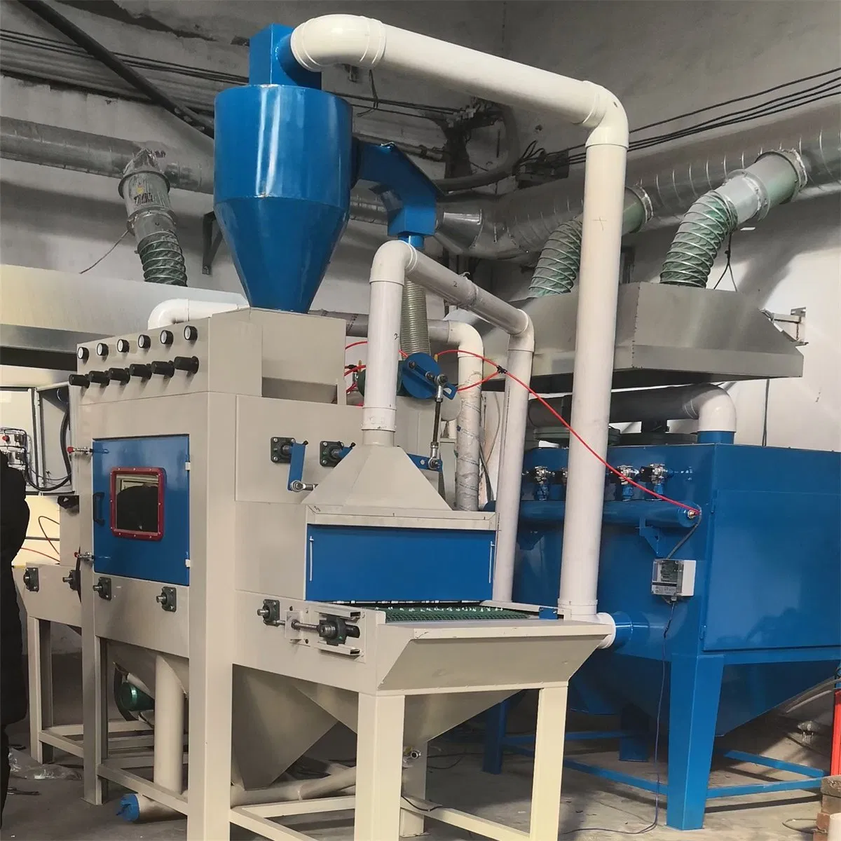 High Efficiency Dry Wet Dust; Ess Sand Blasting Sandblasting Cabinet Customerized