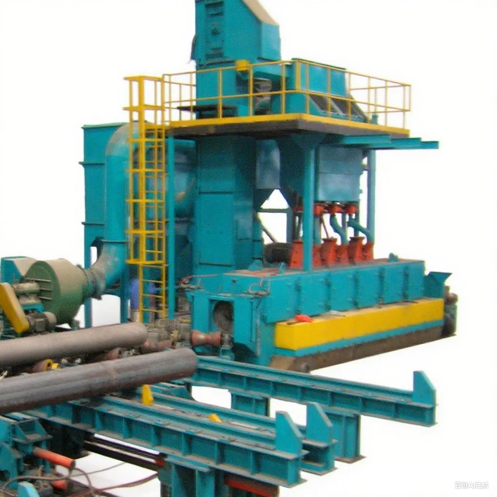 Versatile Steel Shot Blasting Equipment for Construction Rebar Cleaning Surface Roughening