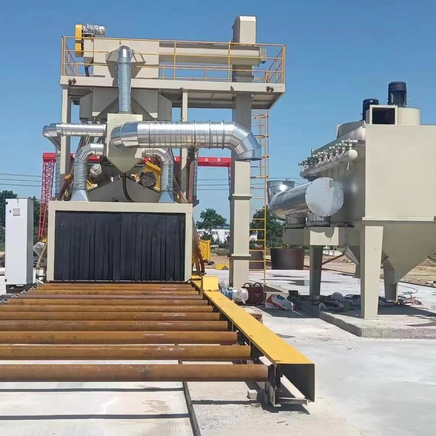 Q698 Roller Conveyor Shot Blasting Machine for Steel Plate