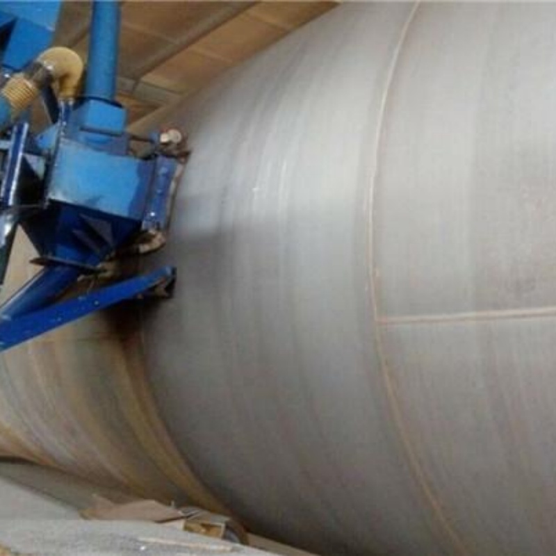 Steel Pipe External Wall Cleaning Shot Blasting Machine Wheel Blasting