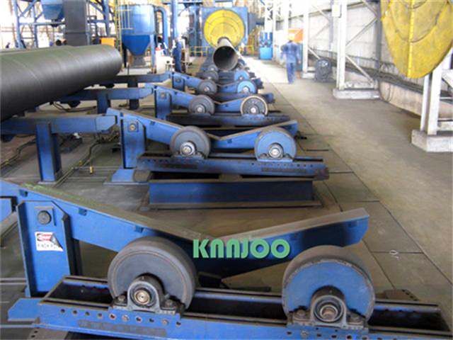 China Cheap Outer Pipe Shot Blasting Cleaning Machine