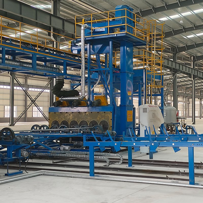 Integrated Steel Pipe Internal Sandblaster External Wall Cleaning Shot Blasting Machine