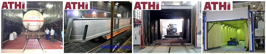Sand blasting booth Application