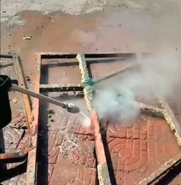 High Pressure Water Jetting System for Concrete Surface Roughening Cold Water Applications