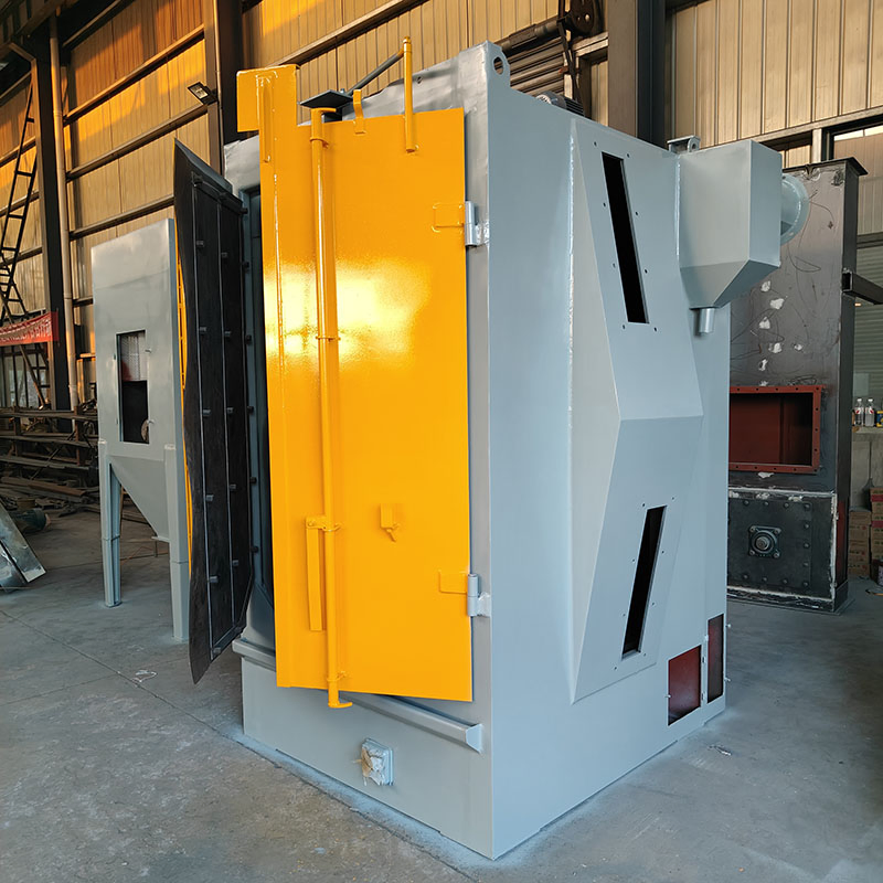 Single/Double Hook Type Shot Blasting Machine.