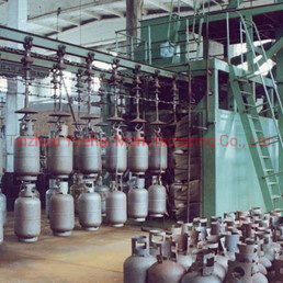 Hook Type Shot Blasting Machine for LPG Cylinder Manufacturing