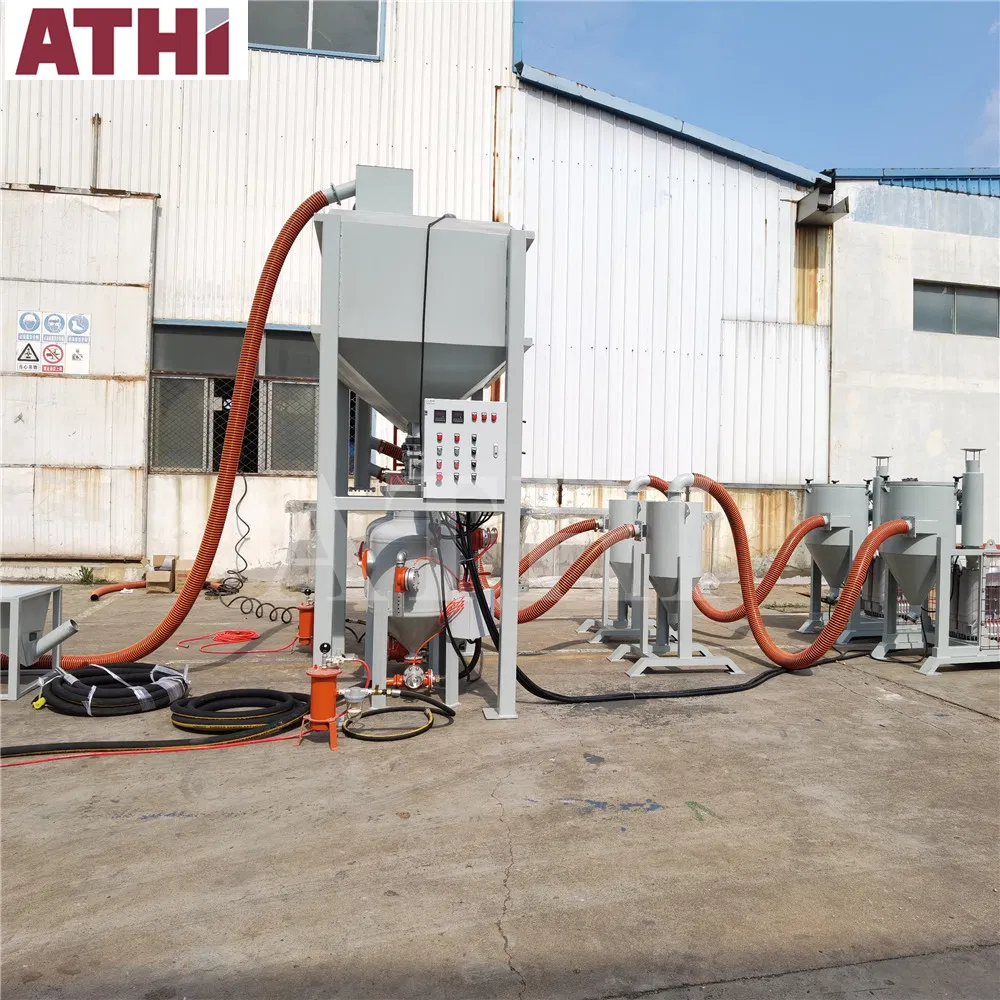 Garnet Steel Grit Abrasive Blastroom Sandblasting and Vacuum Recycling System