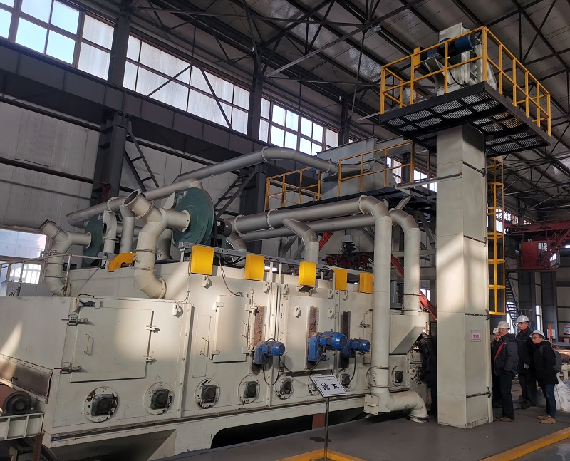 Rust Removal Metal Steel Sheet Plate Surface Cleaning Shot Blasting Machine