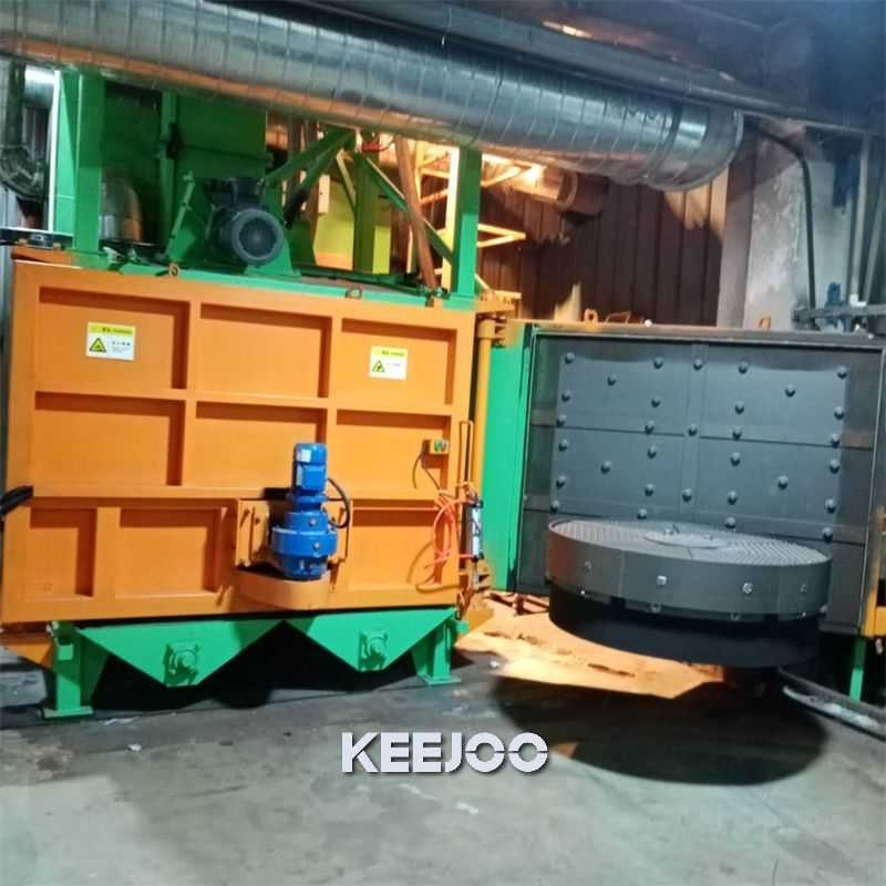 Turn Table Type Shot Blasting Machine