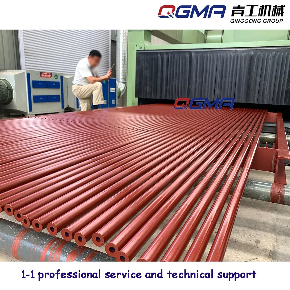 Fully Automatic Steel Plate Pipe Shot Blasting Painting Machine Production Line