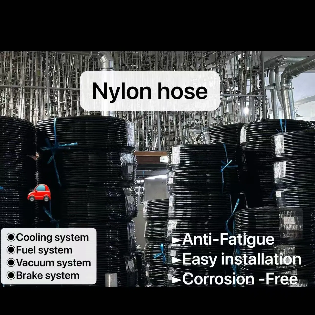 Factory Direct Supply Supports Custom PA Nylon Multi Functional Hoses Oil Resistant and Pressure Resistant Suitable Pneumatic Hydraulic/Fuel Systems