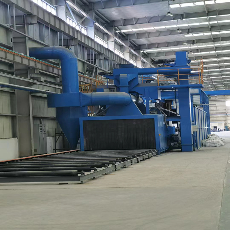 Steel H Beam Roller Conveyor Rust Removing Shot Blasting Machine/Jiangsu Shot Blasting Machine