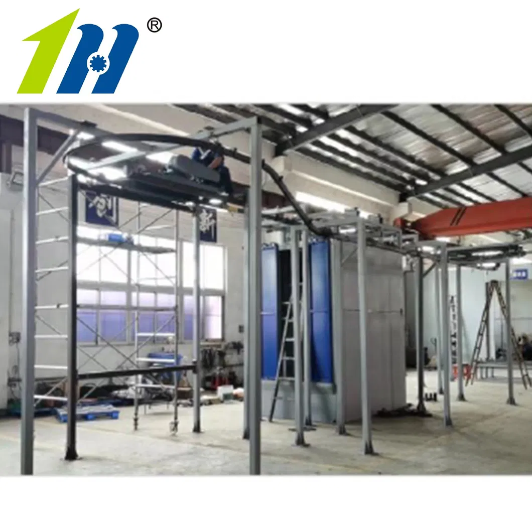 Hanging Chain Type Shot Blasting Machine Automatic Sandblasting Machine Overhead Conveyor Shot Blasting System