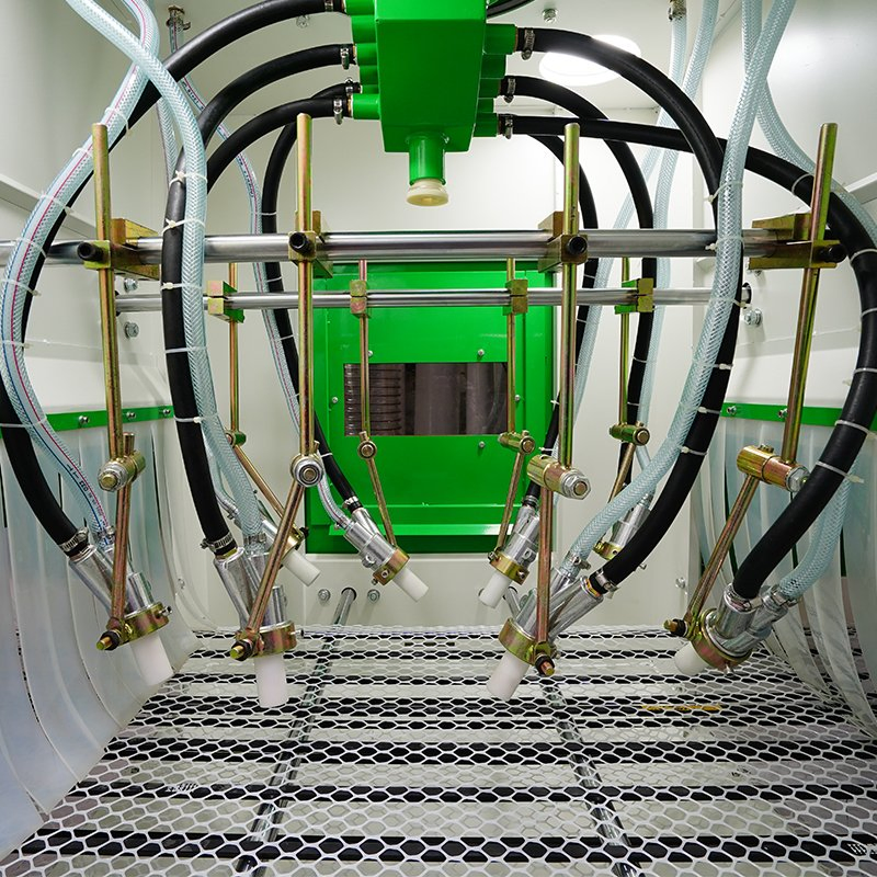 Automatic Sandblasting Machine Conveyor Belt Sand Blasting System for Rust Removing