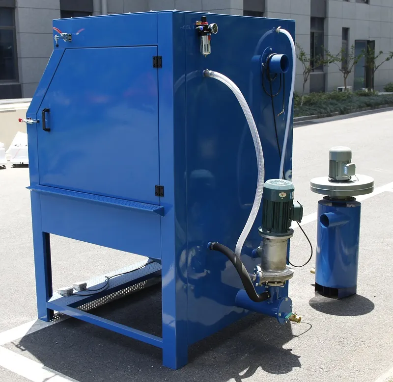 Wet Sand Blasting Equipment Side