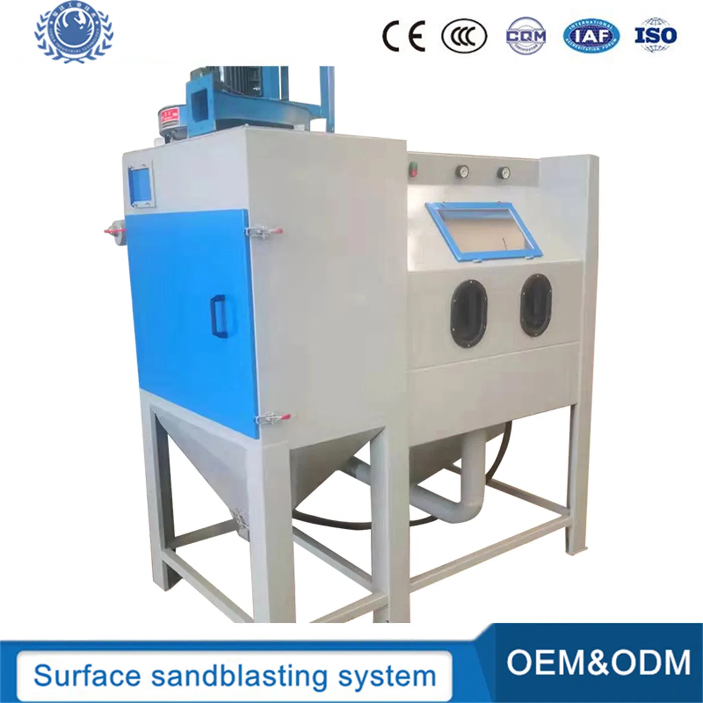 Wet Sand Blasting Cabinet Water Vapour Sandblasting Machine