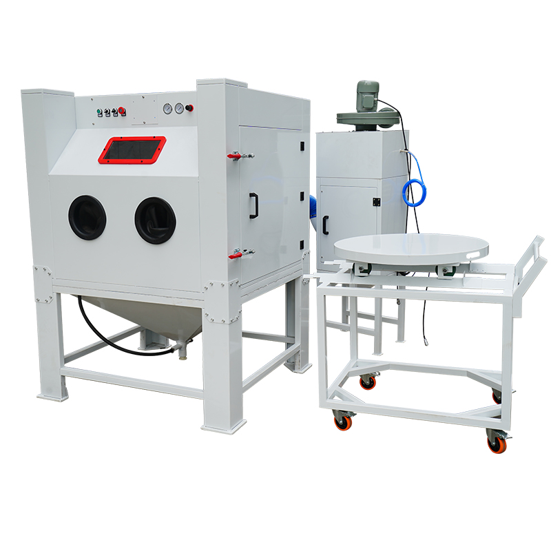 Wheel Blaster Machine, Manual Sand Blasting Cabinet for Car Rim