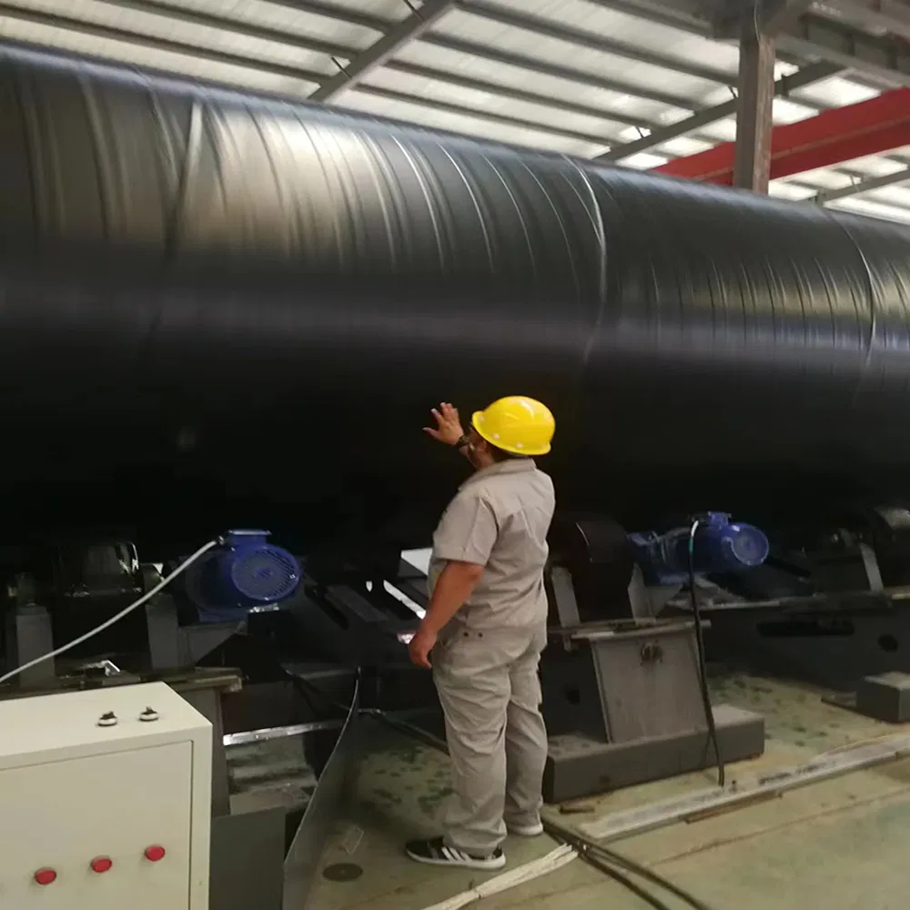 Steel Pipe Internal External Shot Blasting 3lpe Fbe Coating Machinery
