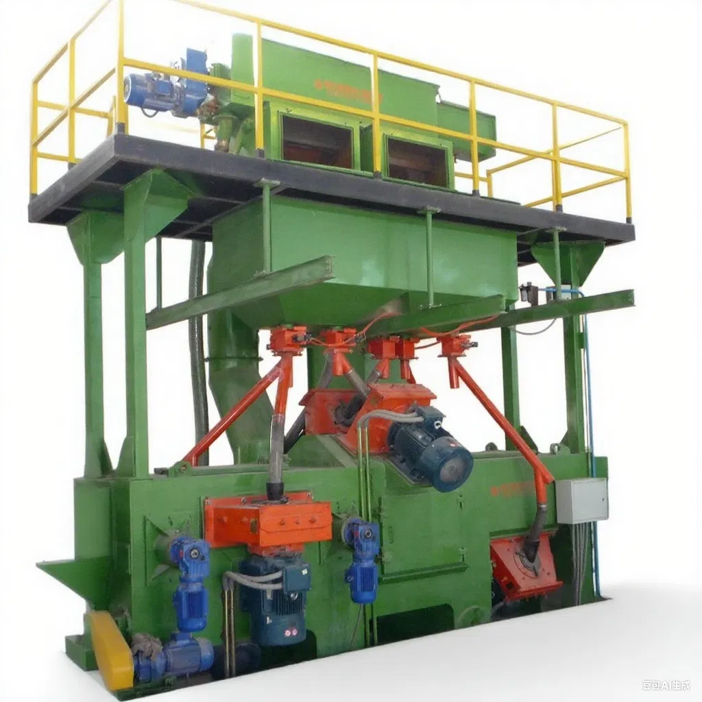Versatile Steel Shot Blasting Equipment for Construction Rebar Cleaning Surface Roughening