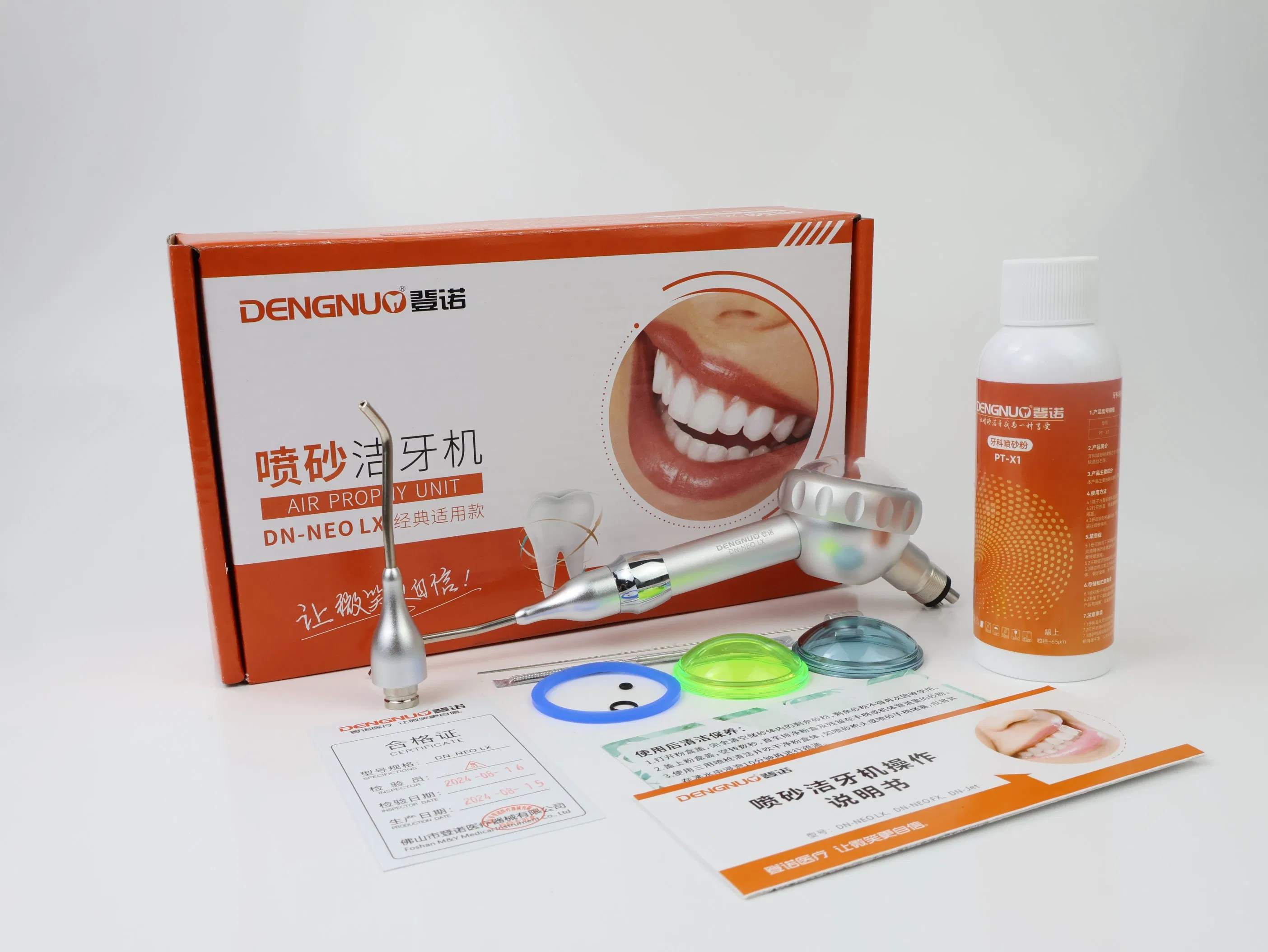 House Brand 2-Hole Air Prophy Unit - Mini, Lightweight. Air-Powered Tooth