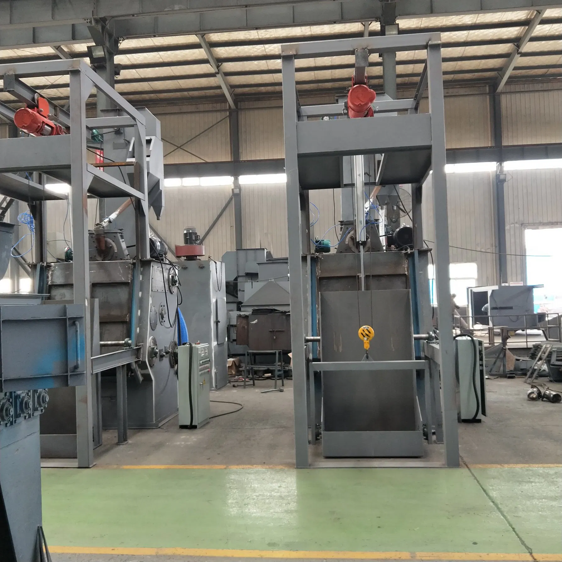 Tumble Belt Shot Blasting Machine/Sand Blasting/Shot Blast for Metal Rust Cleaning