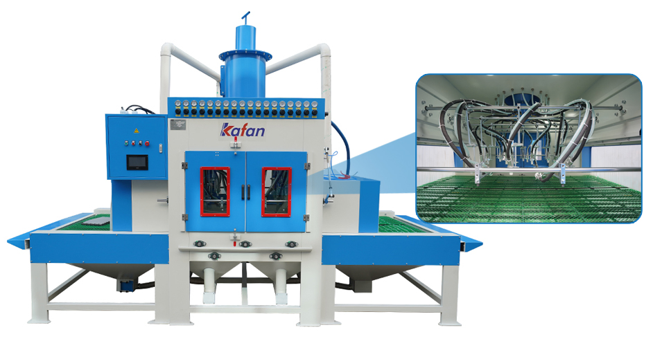Factory Price Automatic Conveyor Belt Sandblasting Machine Continuous Sand Blasting System