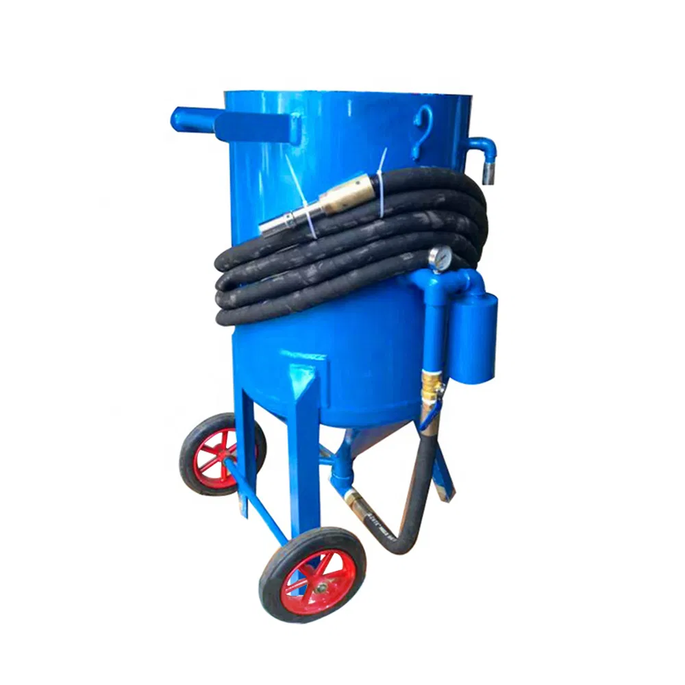 Dustfree Sand Blaster Machine Sand Blasting Machine with Mobile Wheel