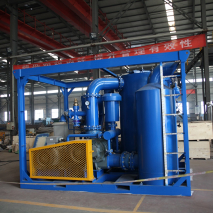 Vacuum Recovery System for Shot/Abrasive Collection/Recover of Shipyard Blasting Machine