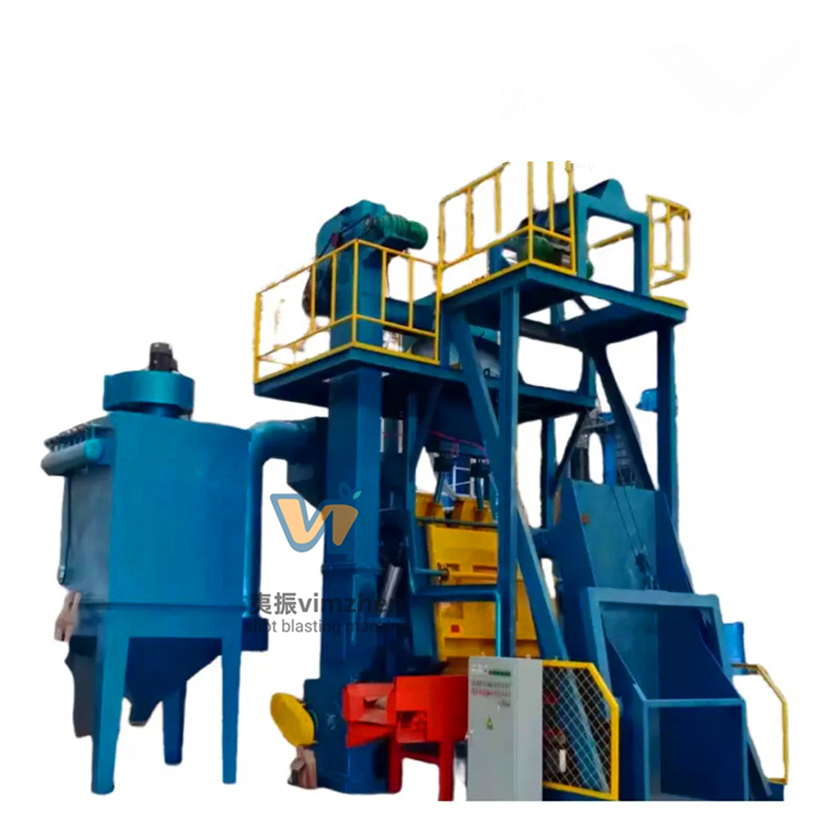 Q35 Professionalturntable Rotary Table Type Shot Blasting Cleaning Machine for Car Aluminum Alloy Wheel