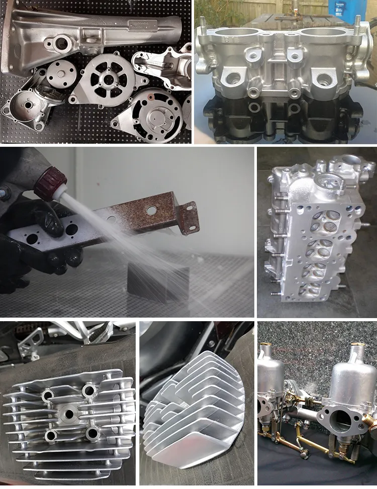 Wet Sandblasting Applications