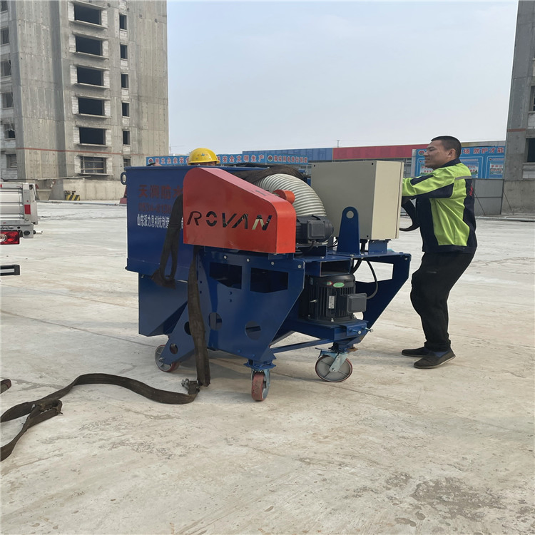 Mobile Portable Concrete Surface, Large Steel Pipe Surface Treatment Shot Blasting Machine