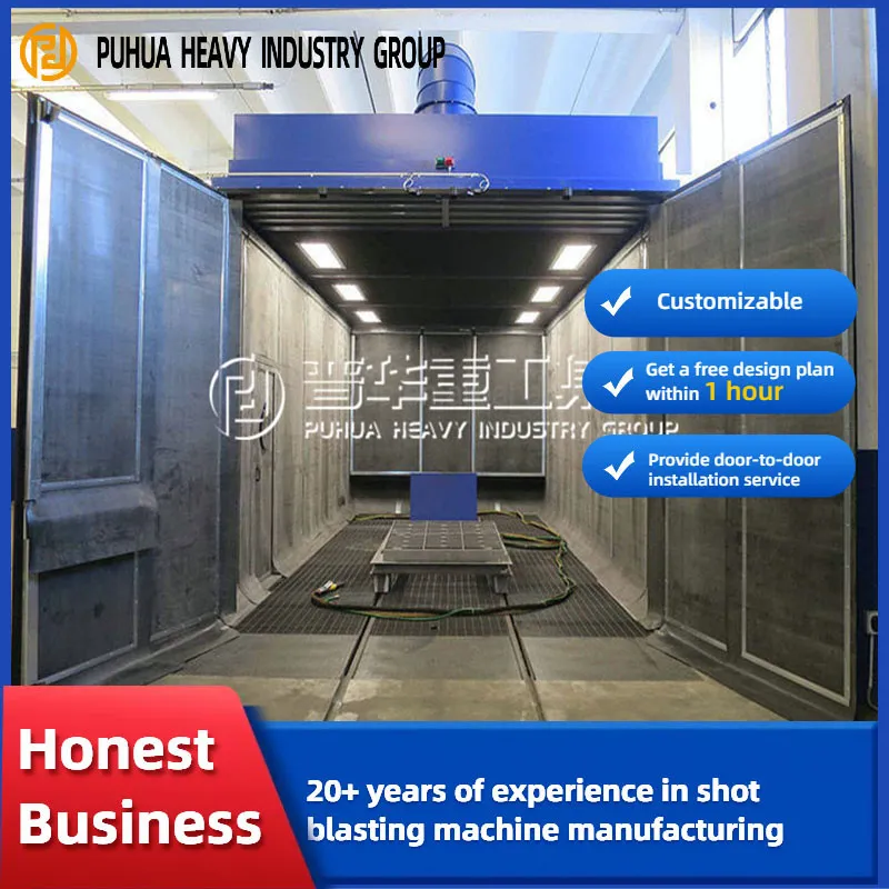 Sand Blasting Room View 1