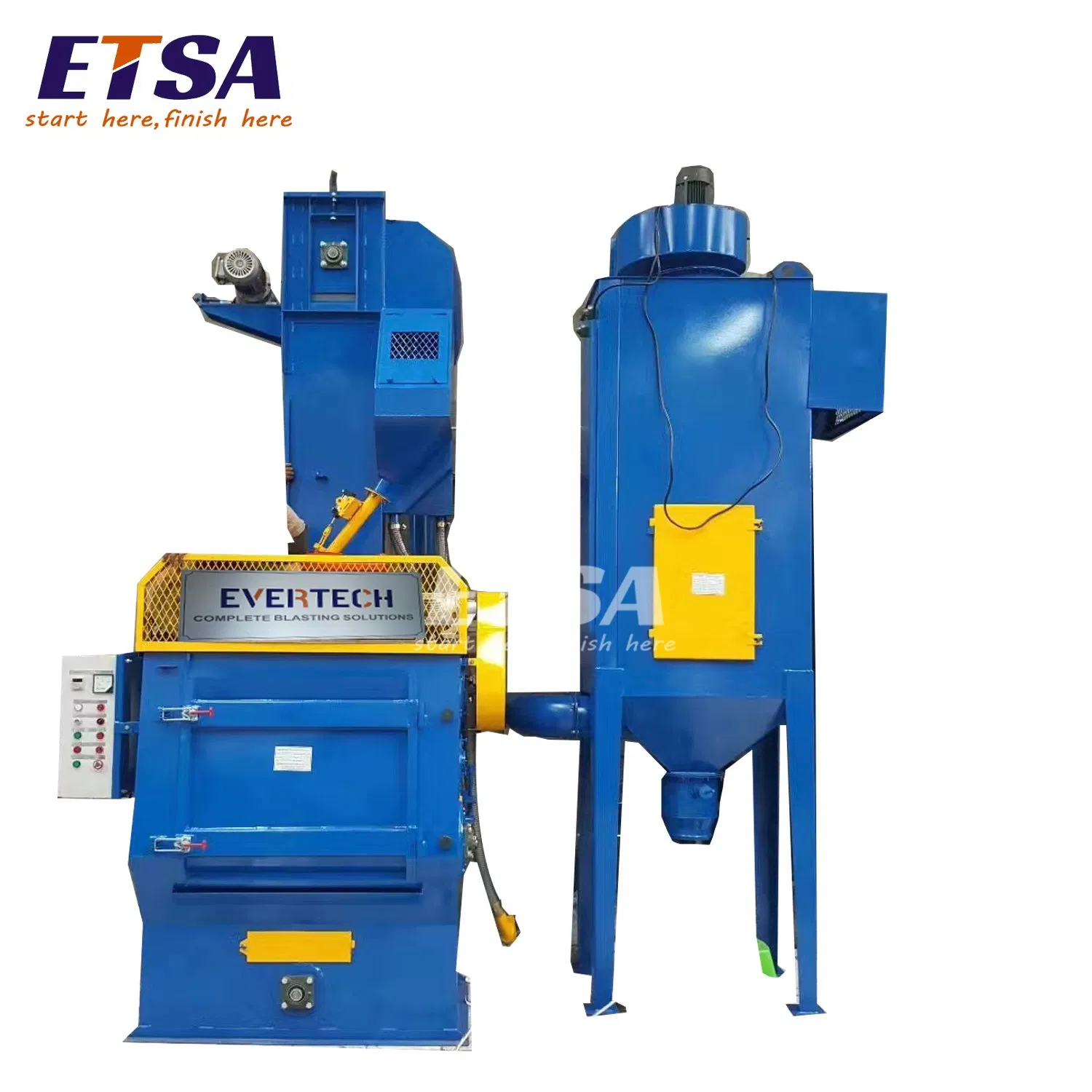 Spring Shot Peening Machine / Tumble Belt Blast Cleaning Machine