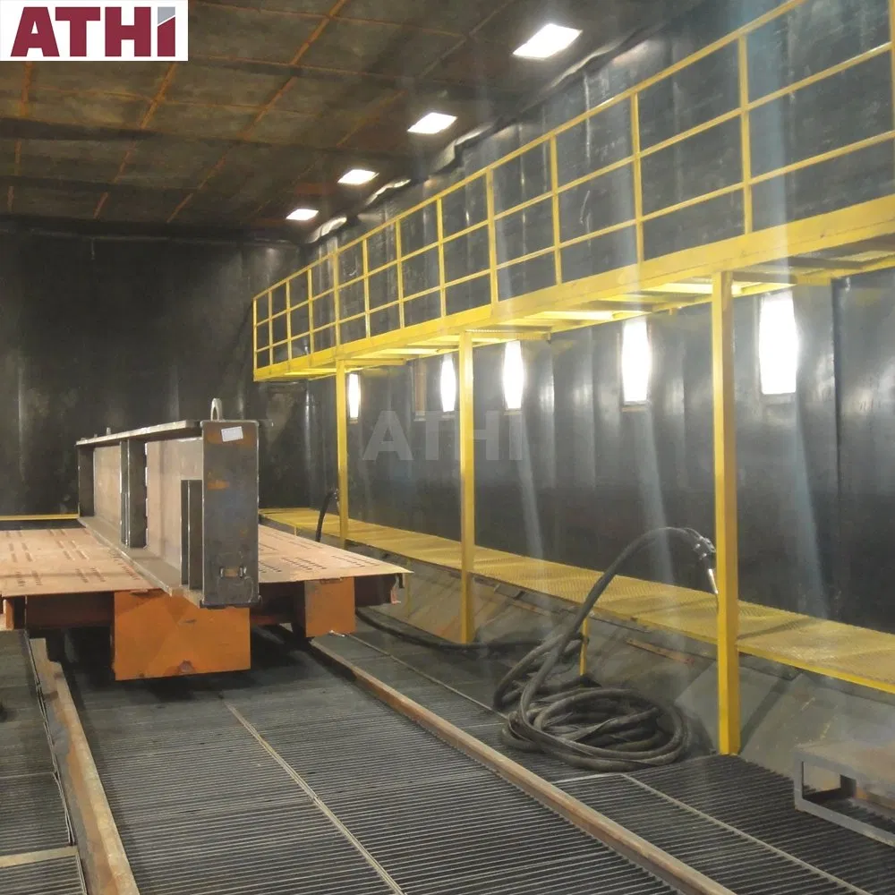 Sand Blasting Chamber Complete Set with Blasting Pot/Lighting/Dust Collector System