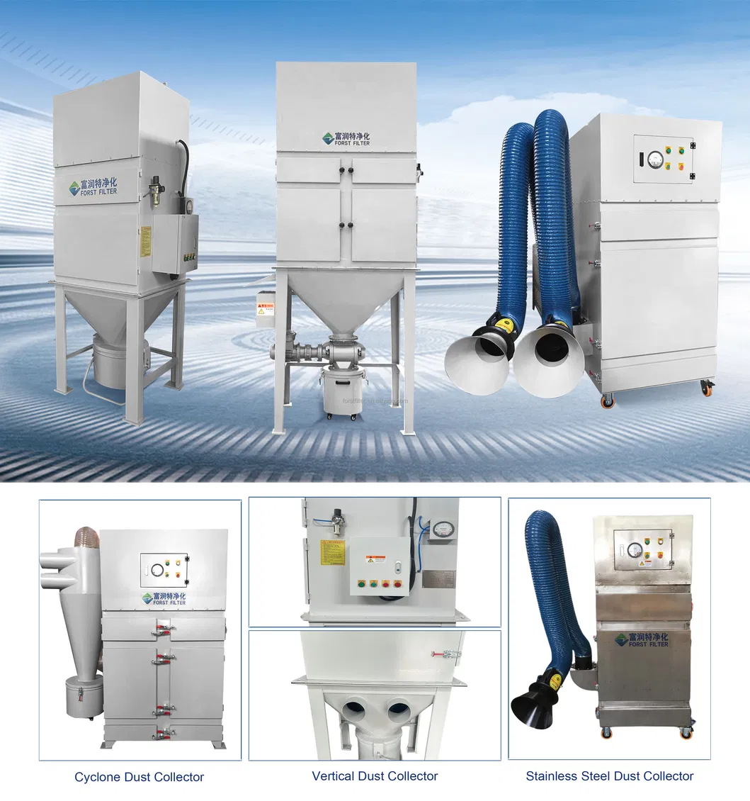 Industrial Metal Polishing Dust Collector System