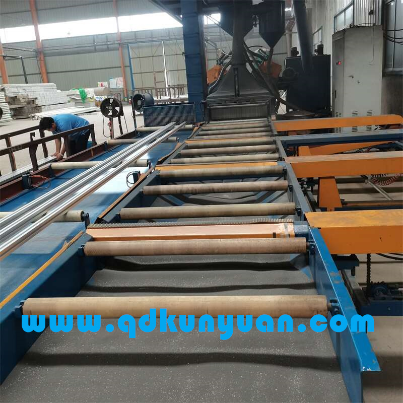 Roller Conveyor Type Shot Blasting Machine for Aluminum Profile Surface Cleaning Abrator