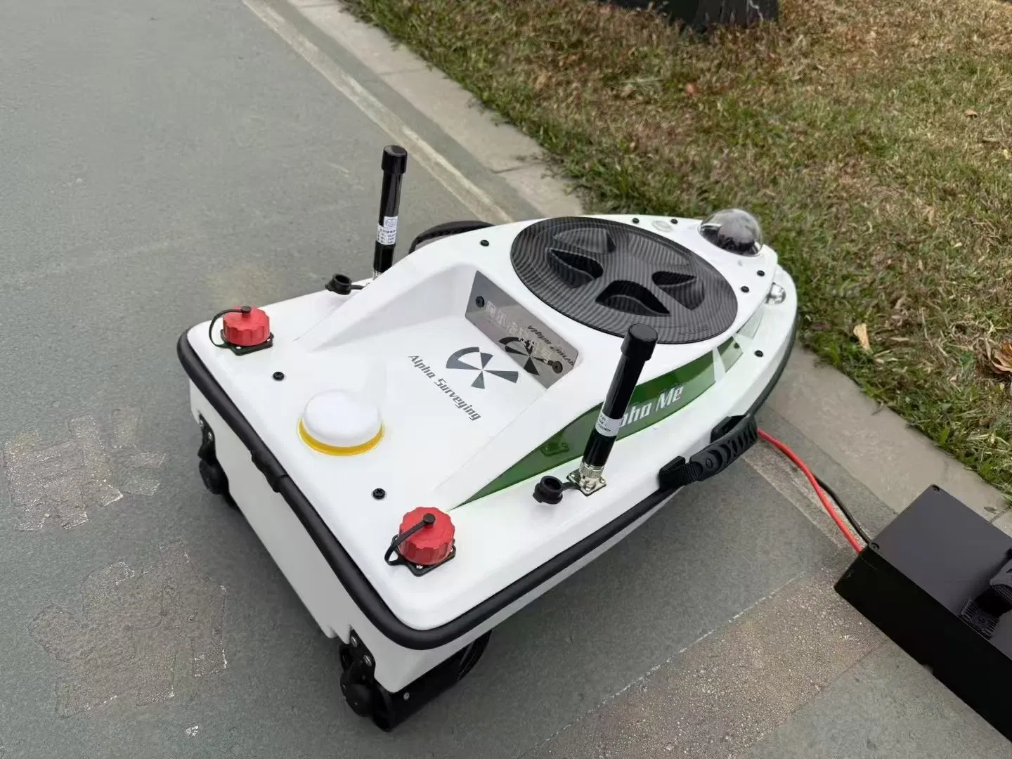 Latest Model Draft Water Surface Cleaning Unmanned Ship Alpha Me Draft Ship Water Area Surveying Equipment for Water Conservancy Project