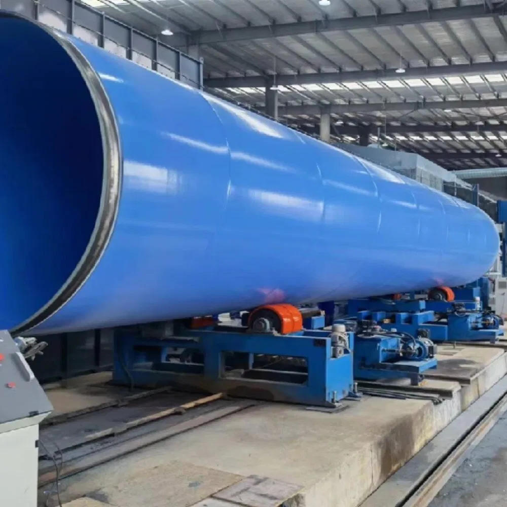 Steel Pipe Internal External Shot Blasting 3lpe Fbe Coating Machinery