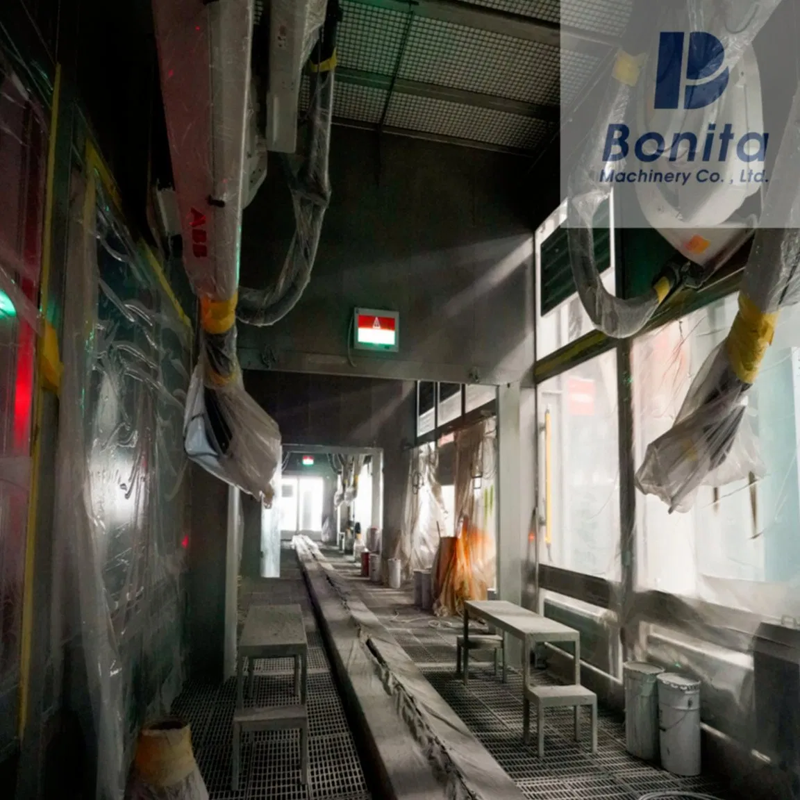 Steel Plate Shot Blasting Peening Machine and Spray Painting Machine Preservation Line