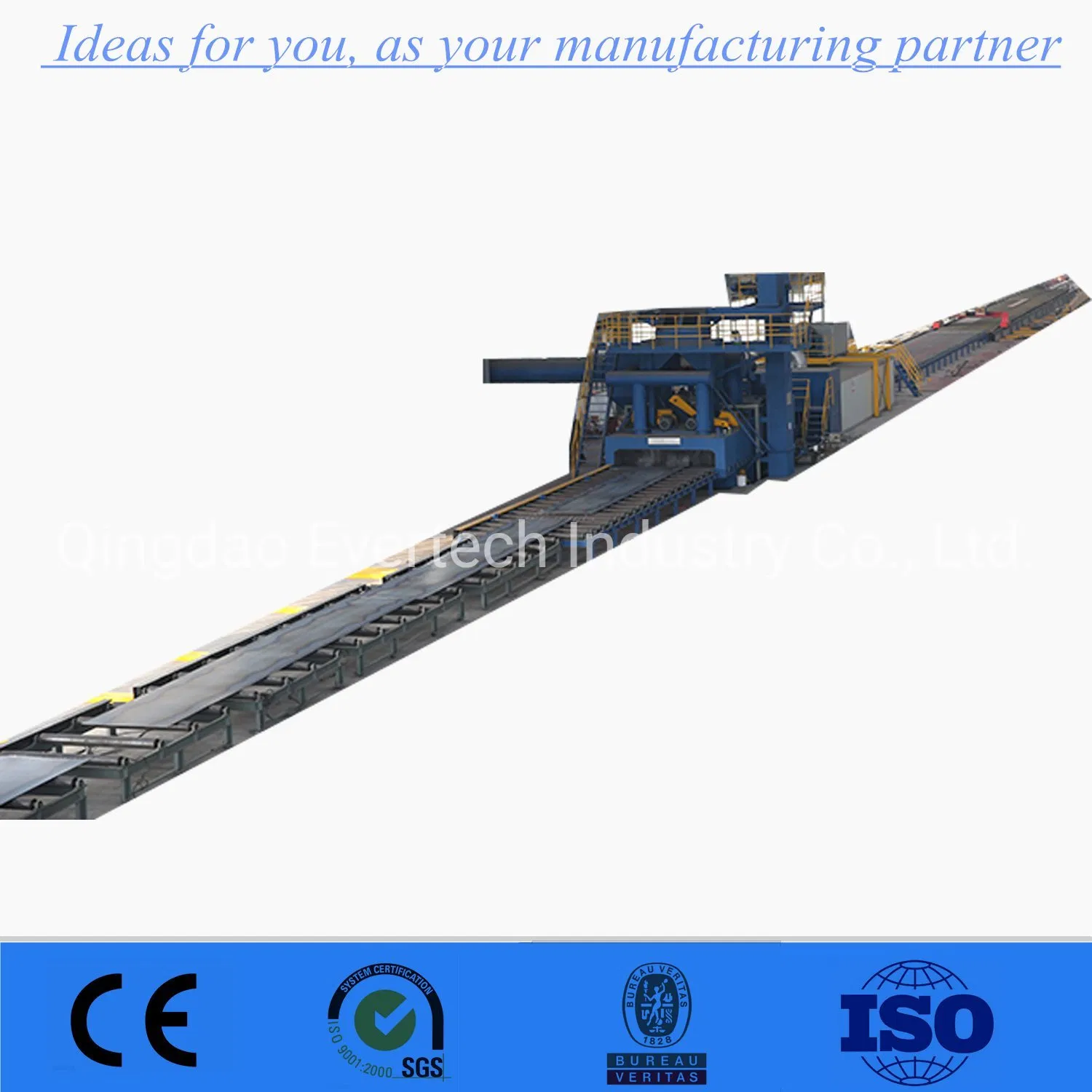 Preservation Line Steel Plate Blasting and Painting Production Line