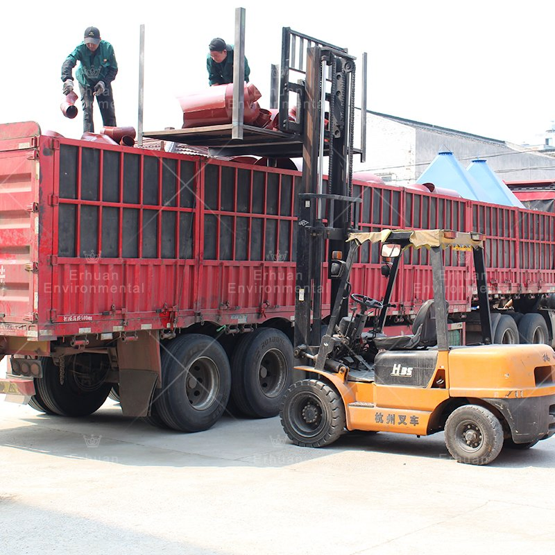 Erhuan Dust Extraction Collector System for Steel Plate Sandblasting Lines