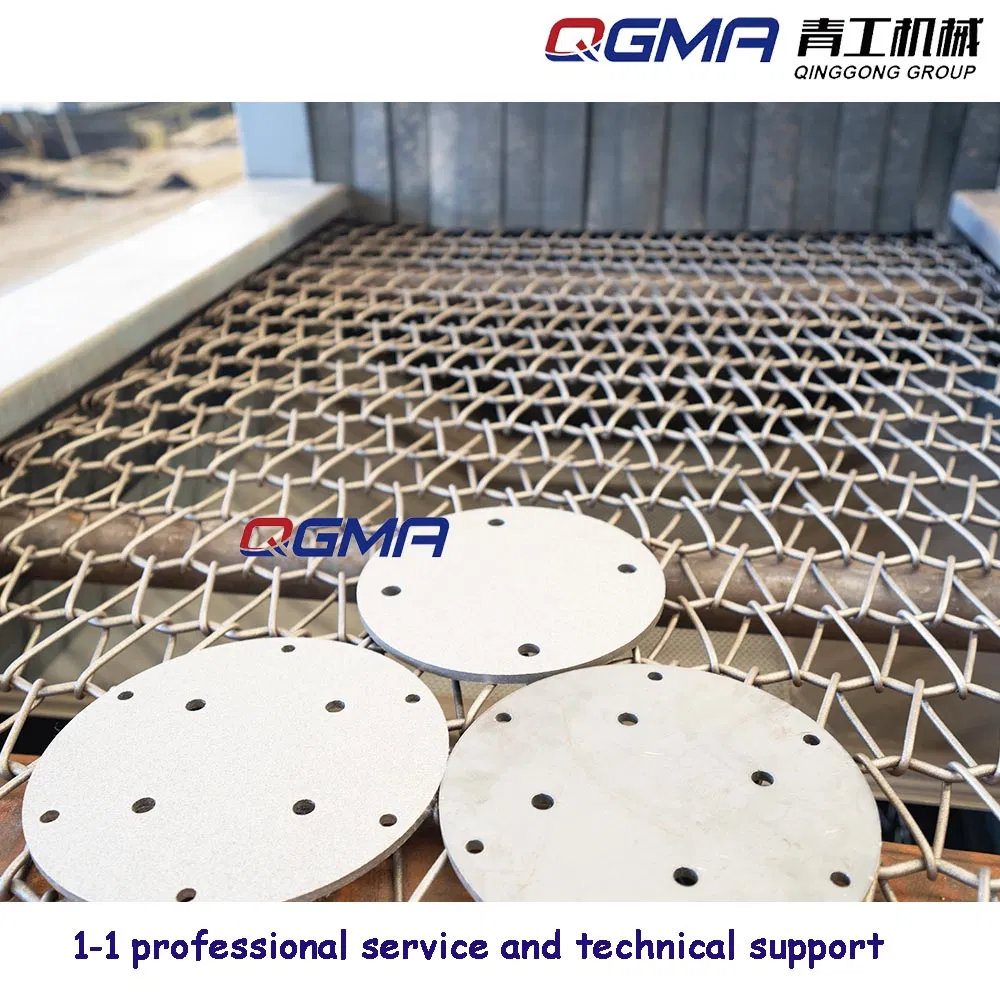 High Production Automatic Wheel Blasting Machine /Steel Wire Mesh Belt Conveyor Type Shot Blasting Machine