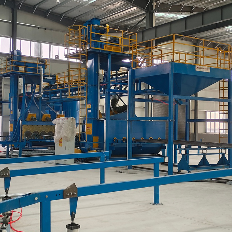 Integrated Steel Pipe Internal Sandblaster External Wall Cleaning Shot Blasting Machine
