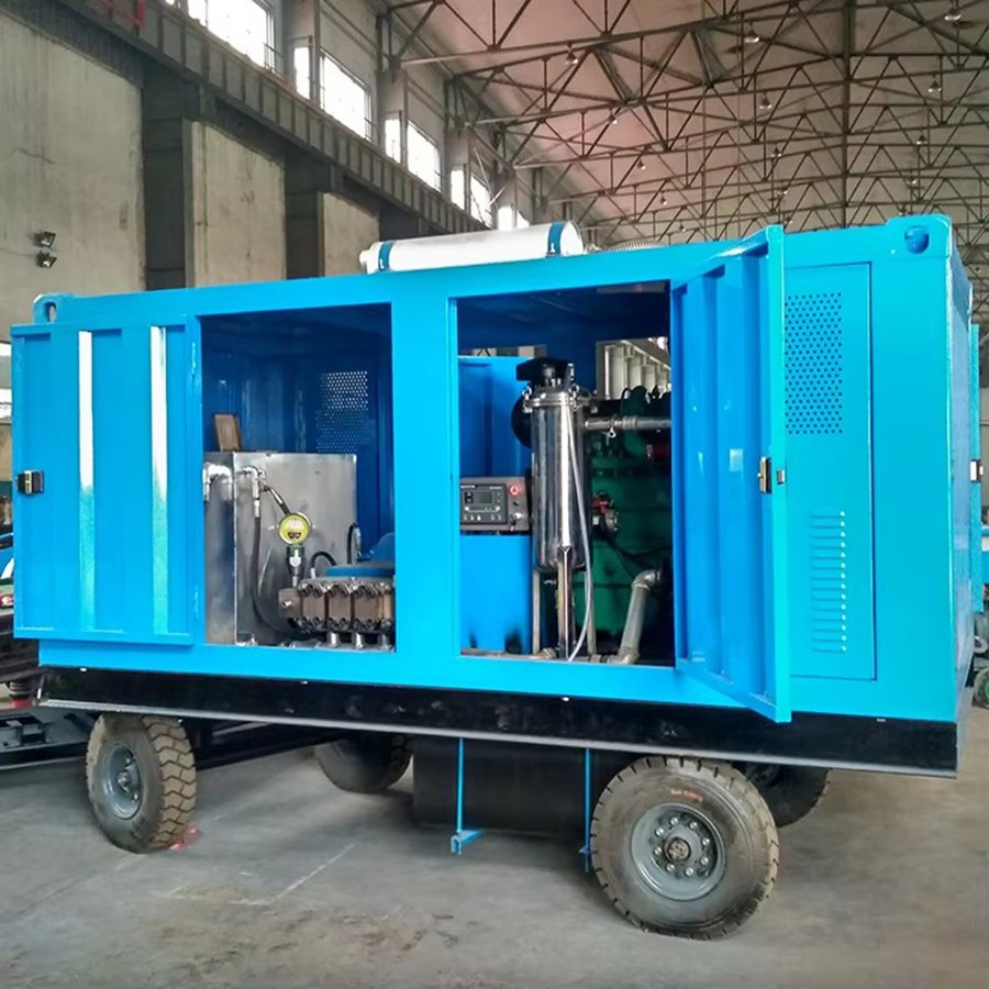Power Plant Boiler Tube Diesel High Pressure Cold Water Cleaning System