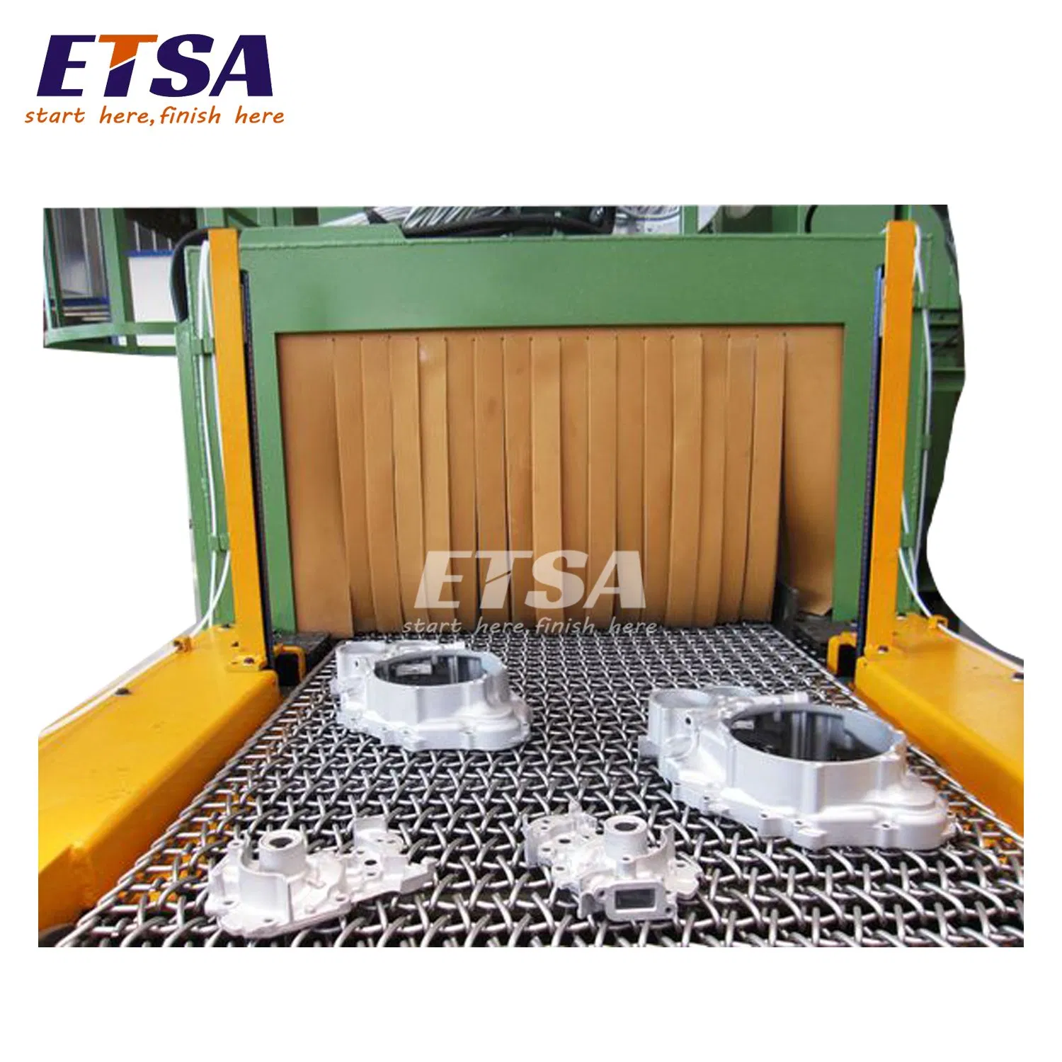 High Productivity Wire Mesh Belt Conveyor Shot Blasting Machine Manufacturer