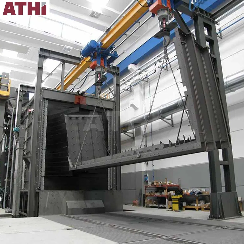Heavy Structural Steelwork Large Castings Automatic Tunnelblast Shot Blasting and Painting Line