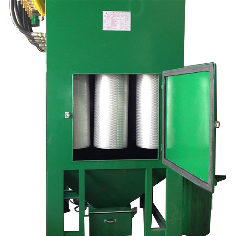 Turntable Cabinet Type Sand Blasting Machine Rotating Table Dry Blasting Wheel Sand Blaster